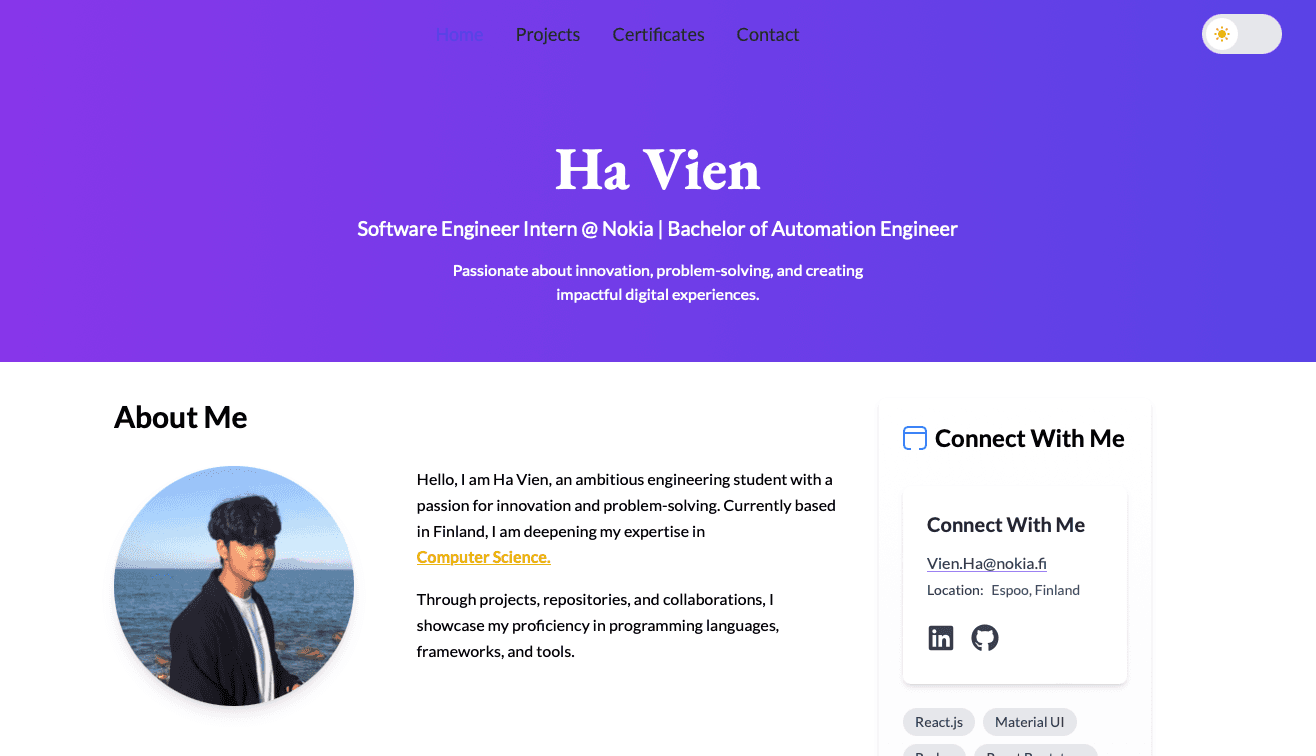 Vien Ha's Portfolio